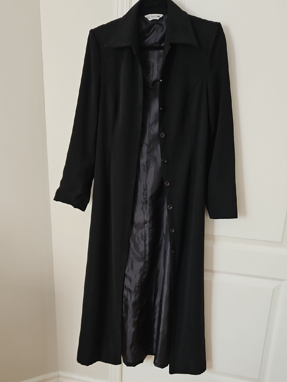Reflections Black Full Length Jacket